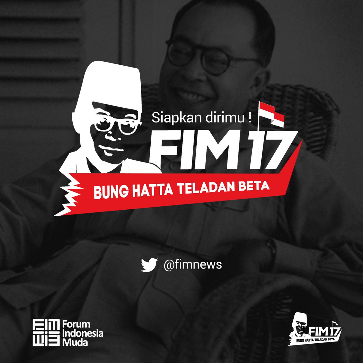 FIMMusi's tweet photo. "@fimnews: Tahun baru menghitung hari, #FIM17 sebentar lagi, #SiapkanDirimu! :)
"Bung Hatta Teladan Beta" http://t.co/5DCOD9wixP"