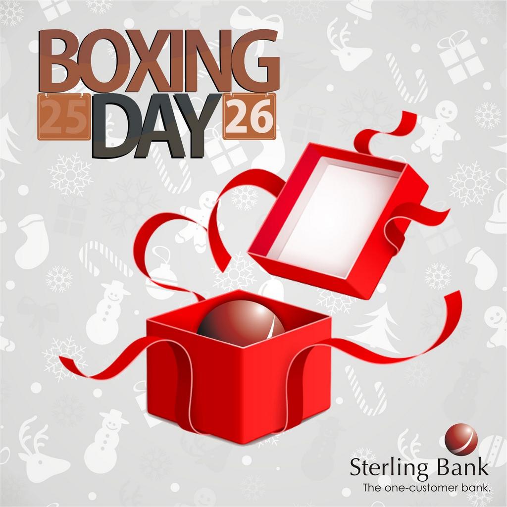 Sterling_Bankng's tweet image. Don't we just love the 26th of December? Happy Boxing Day our #OneCustomer - what did you get today? #SterlingBank