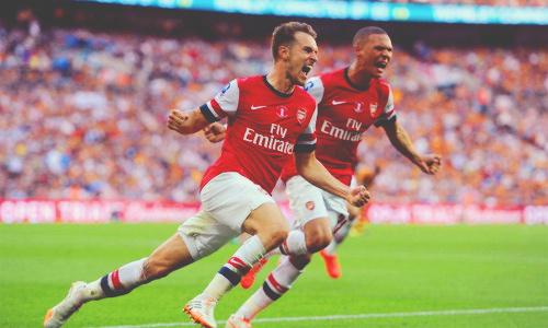 \"aaron ramsey has won it for arsenal!\" happy birthday 