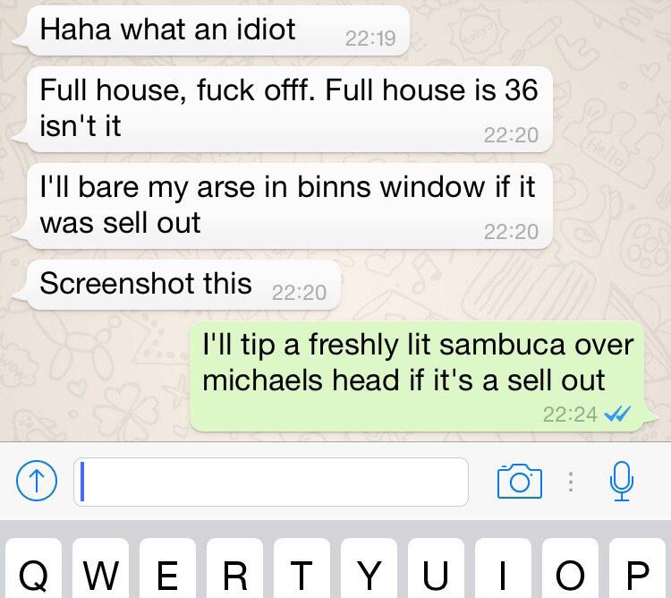 Barkerism's tweet photo. Can i get a re-tweet @Boro?! @24tomsmith will be baring his bottom in Binn's window around 1400hrs #UTB http://t.co/aFmN18tMOj