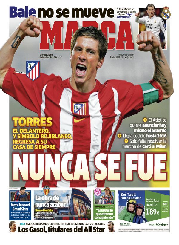 marca's tweet photo. #LaPortada 'Nunca se fue' http://t.co/UnYC3upbWy
