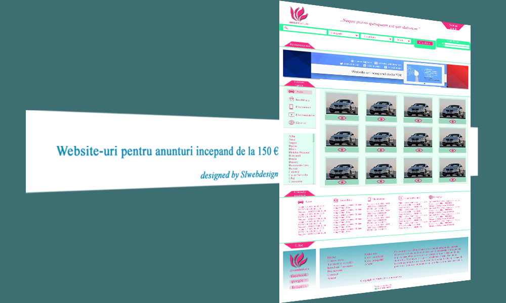 siwebdesigneu's tweet image. New Template @siwebdesigneu 
Proiect_Site_Anunturi