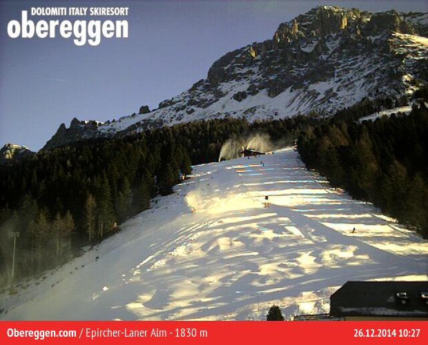 Obereggen - Rifugio Epircher-Laner Alm Val d'Ega #webcam #dolomiti #neve #meteo