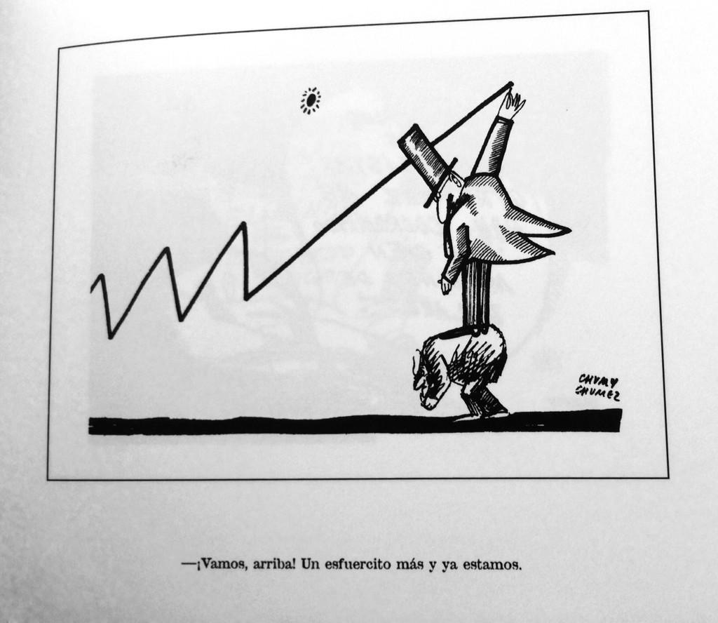 jordievole's tweet photo. Cuando les hablen de recuperación económica recuerden esta viñeta de 
Chumy Chumez (1969) http://t.co/X6tNgdyzYg