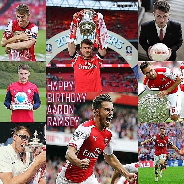 Happy 24th Birthday, Aaron Ramsey. 