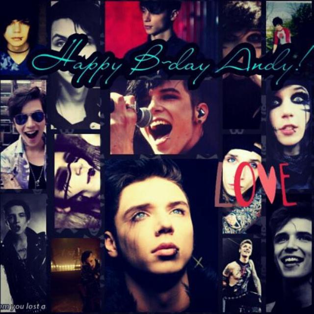 Happy birthday para Andy biersack 