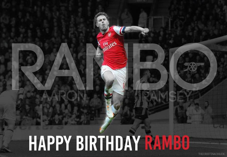 Happy Birthday Aaron Ramsey! 