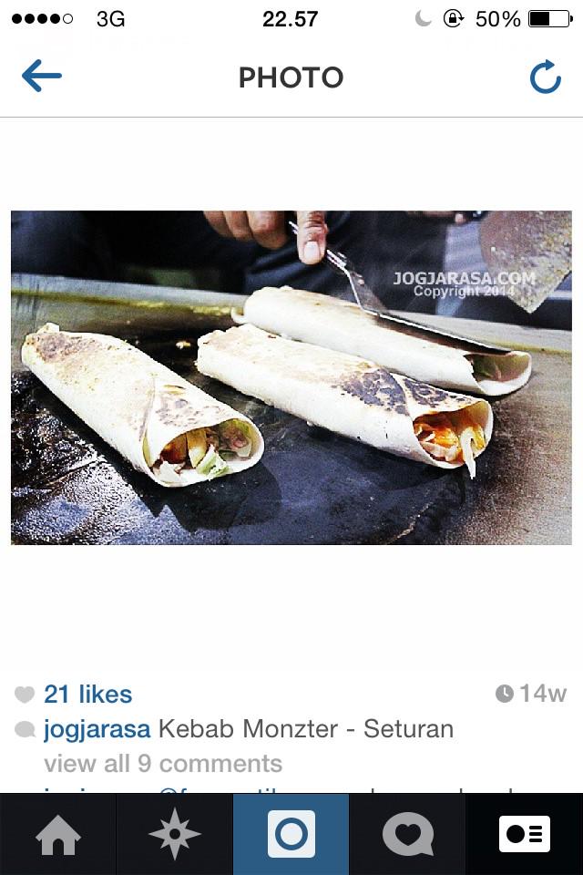 Makasih @jogjarasa yg udah meliput <a href="/kebabMonzter/">KebabMonzter</a> dan bikin kami lebih lariiss 👏👏👏💞💞💞