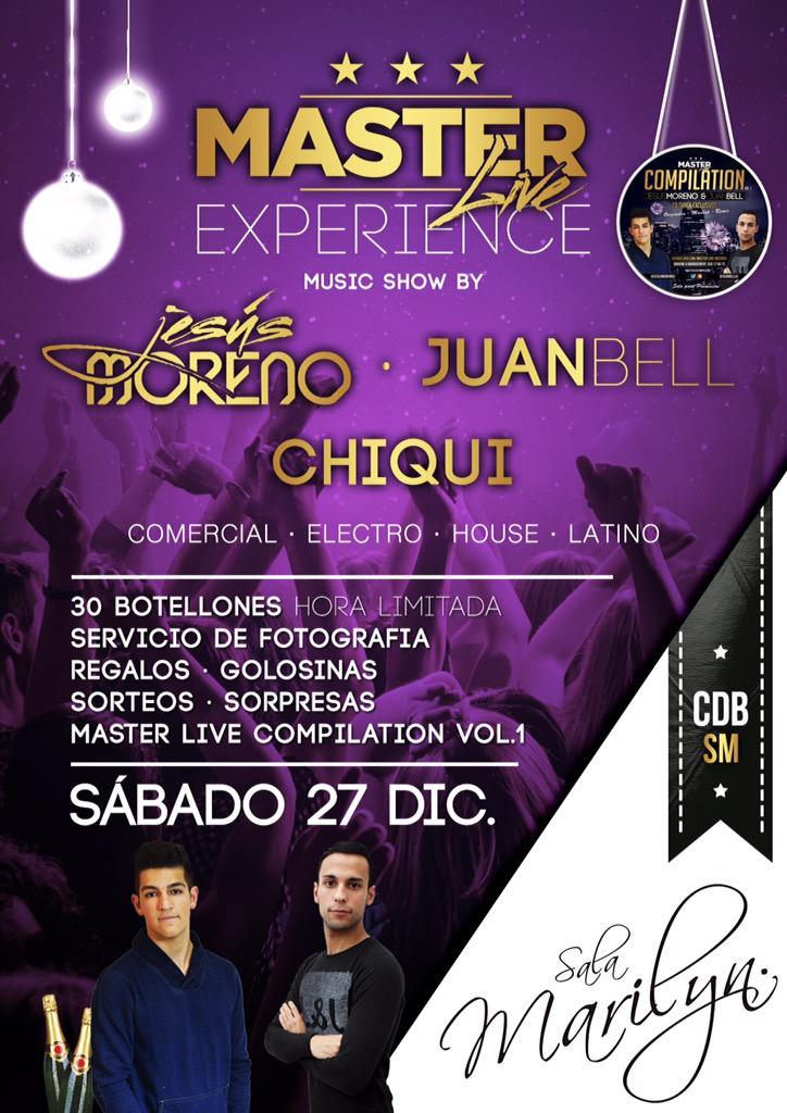MasterLiveG's tweet image. Este sabado! El punto de encuentro es @SalaMarilyn #MLEXPERIENCE @JUANBELLDJ @JesusMorenoDj La vamos a liar 💪💪💪🎉🎁🎉