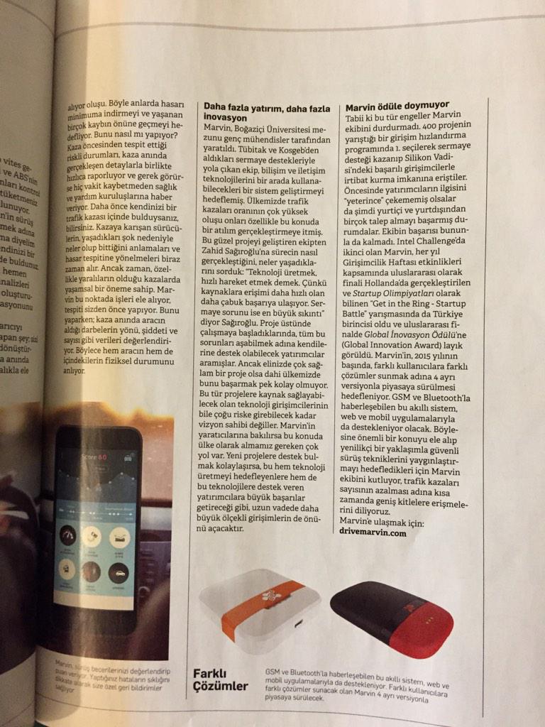 drivemarvin's tweet photo. Marvin Popular Science Ocak'15 sayısında! @SahinEksioglu @PopularScienceT @zahidsagiroglu @TunaEmren http://t.co/wajSkR8252