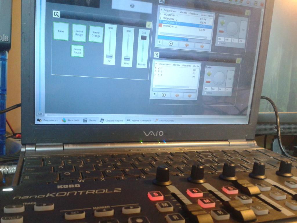 Pada Korguk Nanokontrol2 With Q Light Controller Plus Lighting Midicontrol Http T Co 4svcls5jb6