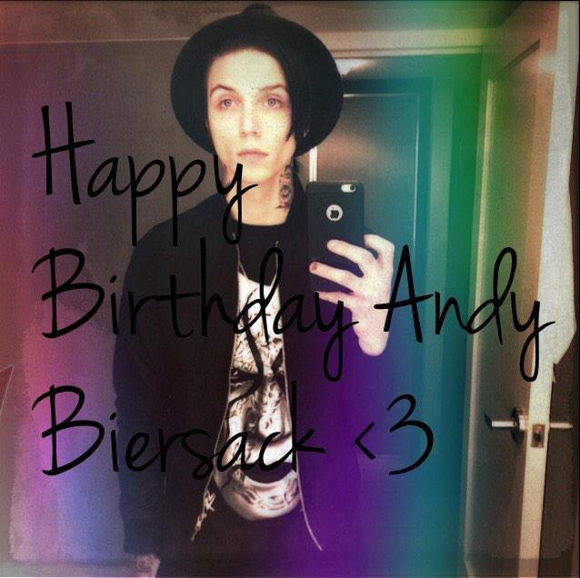 Happy Birthday Andy Biersack! <3 
