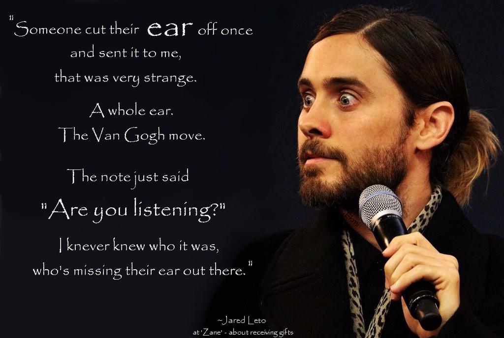  Happy Birthday Jared Leto :)
Hope he\ll get better presents this year! :) 