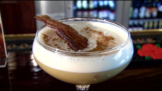 sheila1333's tweet photo. A #bacon and #bourbon cocktail? It's on the menu at @DownOneBar http://t.co/g2RCw25LYy #12DaysOfBacon http://t.co/ZR2Hz4ct4Mโ@jeffwells13