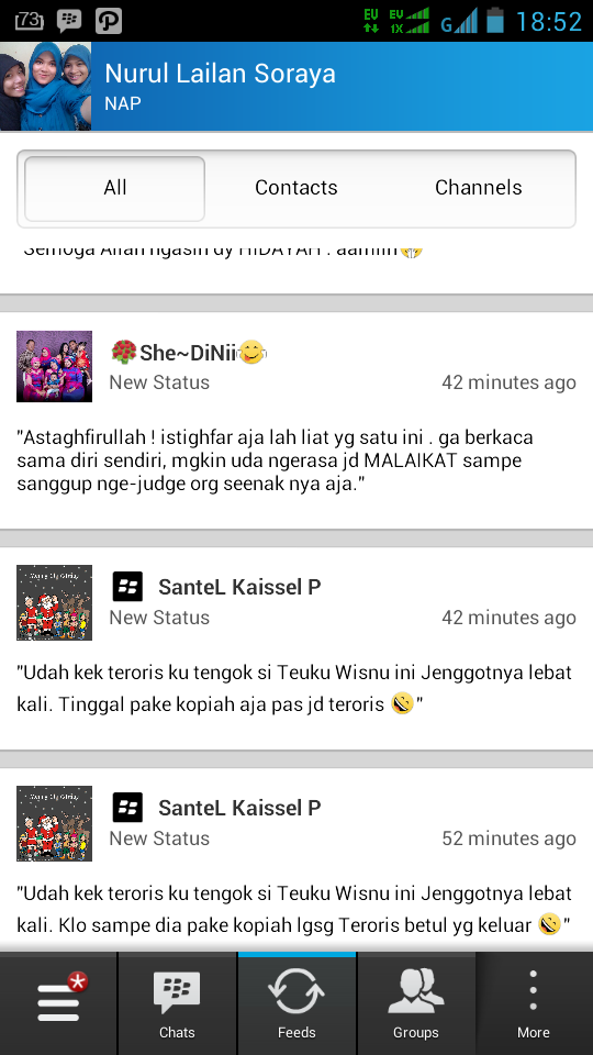 Rendy_amanda12's tweet photo. maaf kk @teukuwisnu2 sy mnemukn ini di medsos, mhon ditindak kk,sy sngat trsinggung jk muslim brjanggut diblg teroris http://t.co/XT21hcgRS9