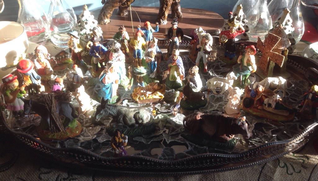 paulinedaniels's tweet photo. On the second day of Christmas..#nativitydisplay http://t.co/53cyNwnr2r