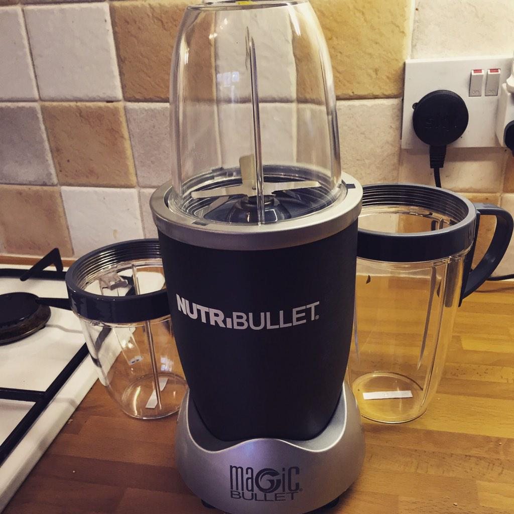 SeanSNutrition's tweet photo. Absolutely chuffed with this present from @Amykiersey it will be put to good use! #nutribullet #smoothiesallday http://t.co/SGY18SsKN4
