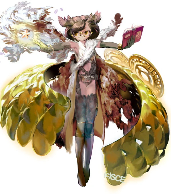 Destiny of Spirits http://t.co/O0nXqObigK に登場するスピリッツの吉ピーを描きました。こっちは現在進行形でゲットできるのでよろしくです 