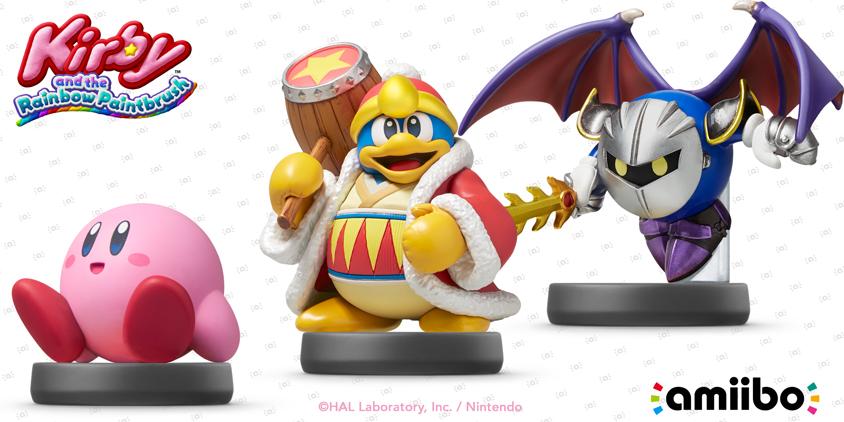 Kirby, King Dedede, & Metaknight amiibo fast shipping worldwide.