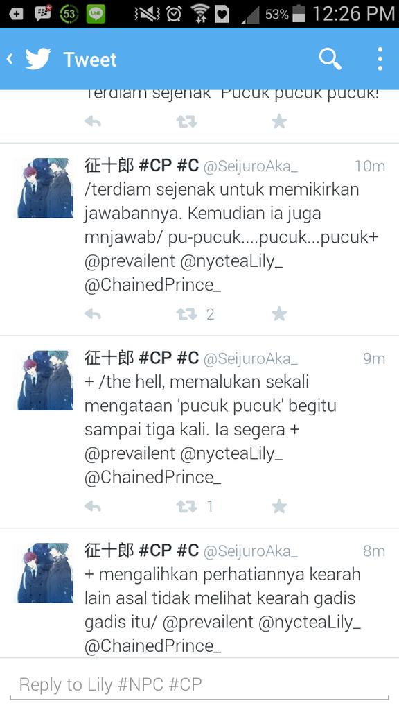 BEOforRPers's tweet photo. Seorang akashi melakukan tarian pucuk pucuk... //ini pribadi ngakak @SeijuroAka_ #Choon http://t.co/sQ6sEW8JH8
