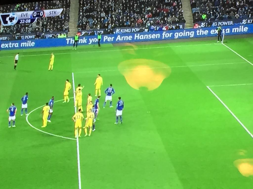 IndySpurs's tweet image. I recognize that one team is playing in blue but this is not Everton-Stoke NBC Sports #thfc #prettysure #keeperbeards