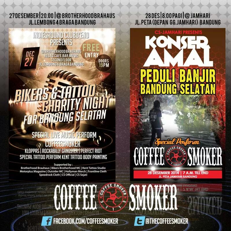Hadiri guys <a href="/thecoffeesmoker/">CoffeeSmoker Band</a> <a href="/kenttattoo/">Kent Tattoo</a> <a href="/MotorPlusdotcom/">Motor Plus</a> <a href="/HollymanMerch/">hollyman</a> amal sambil silaturahmi...