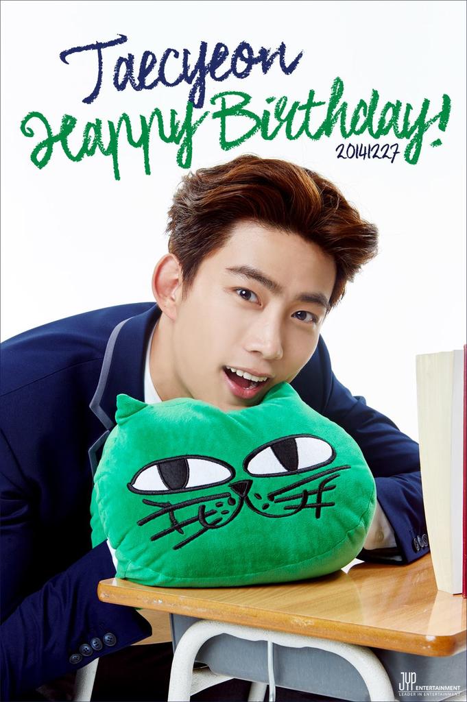 Happy Birthday to our KBS GAYO MC today, OK TAECYEON 
Wishes all the best;) 