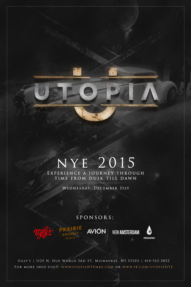UtopiaMke's tweet photo. A new experience launches this #NYE2015 in MKE...http://t.co/IIpkkNQrxs #Utopia http://t.co/VnoS3pfkAx