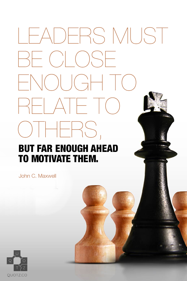 BroCorpUnited's tweet photo. #Leaders must be close enough to relate to others but far enough ahead to #motivate them. #startup #leadership http://t.co/EJ2i5bbgwF
