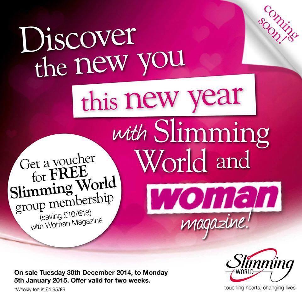 LanchesterSlimW's tweet image. #slimmingworld #lanchester #free membership #Woman magazine #NewYearsResolution #new you