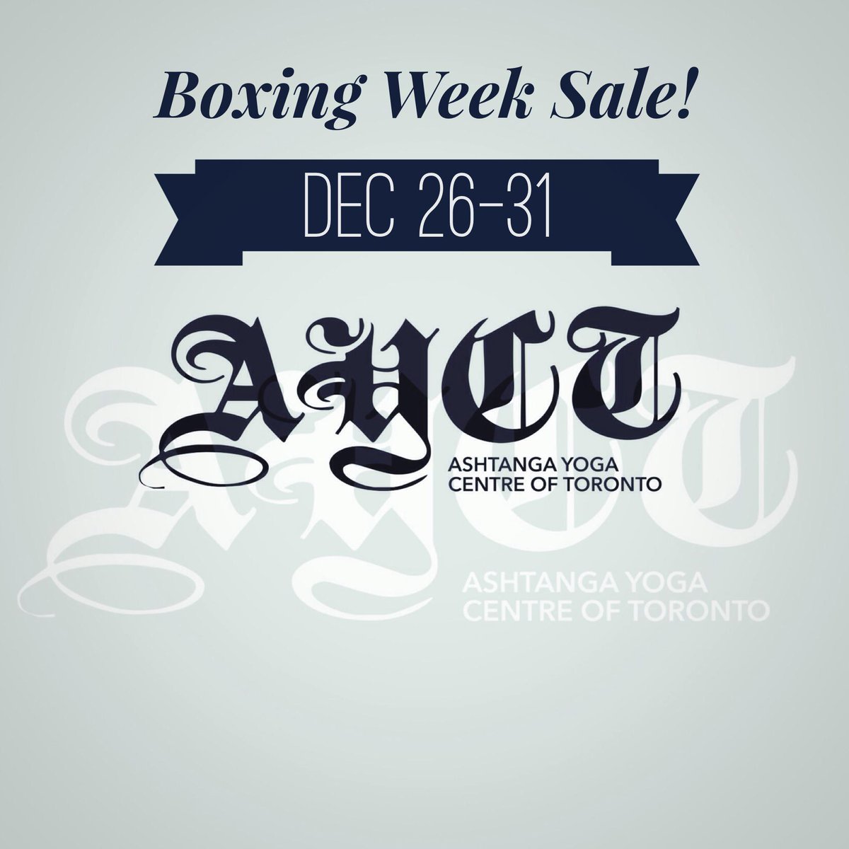 ashtangayogaTO's tweet image. Boxing Week #Sale on now until Dec 31! Come in to our boutique for some awesome deals! #boxingweek #learntofloat