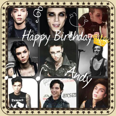 Happy Birthday Andy Biersack 