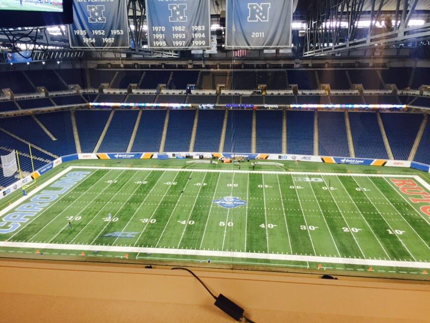 Icoaches in the booth football