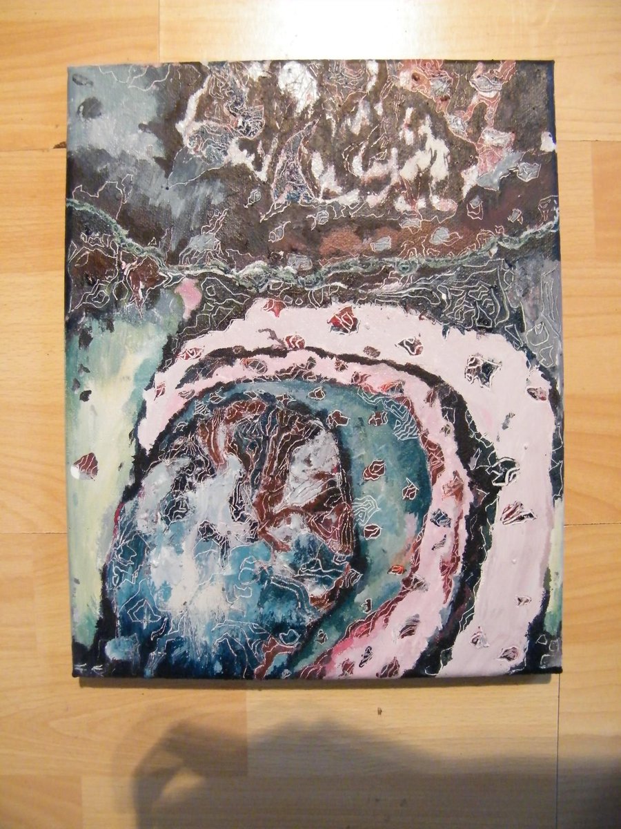 franxevans's tweet photo. oil on canvas for my ma'z xmas present #abstractart #OilPainting http://t.co/bQQ2zD61oH