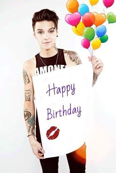  Happy 24th Birthday! 
Andy Biersack 