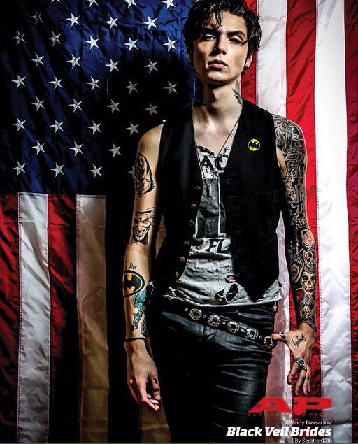 Happy birthday My inspiration. I hope you have an amazing 24th birthday  I love you Andy Biersack  
