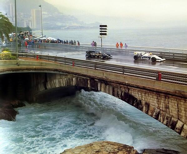 Senna &amp; De Angelis ~ 1984 Monaco Grand Prix