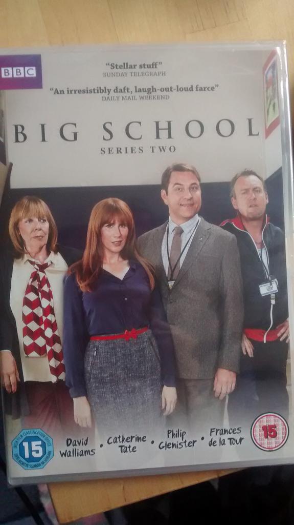 BigSchoolBBC's tweet photo. Who got #BigSchool series 2 for christmas? I did! http://t.co/OQZyAgdz5l