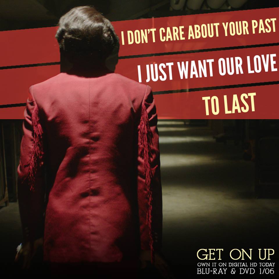 Singalong with us to this James Brown song! “I don’t care about your past, I just want our love to last…” #GetOnUp