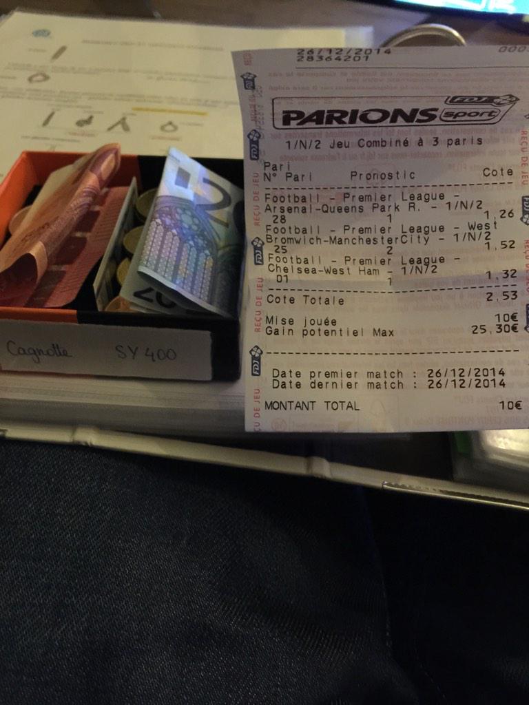 Alex_Pronos's tweet photo. On rigole pas avec ses choses la @SY_Prono 💰🍀 #SY400 http://t.co/UPUKS4tGjT