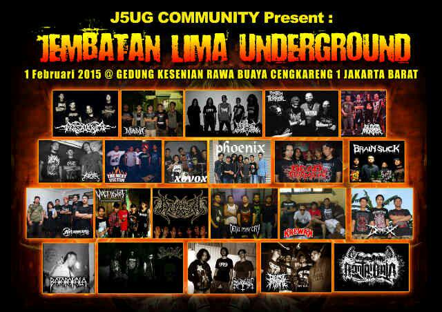 Jembatan Lima Underground ada kalendernya, segera dapatkan di Pasar Malem terdekat