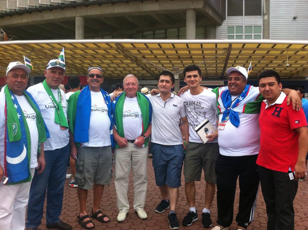 Sydney football fans are out in force for #UZBvPRK! #AC2015