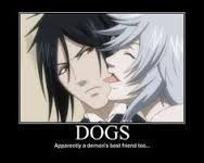 Someone is not happy <a href="/HellOfAButlerS/">Sebastian Michaelis</a> I will ask <a href="/EarlCeil/">Ceil Phantomhive</a>  to let you have a cat, can he Ceil? *grins*