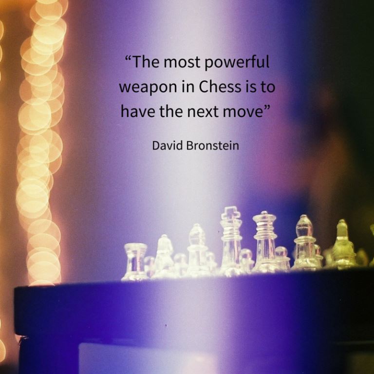 ChessCube on X: “The most powerful weapon in Chess is to have the next move”  David Bronstein  / X