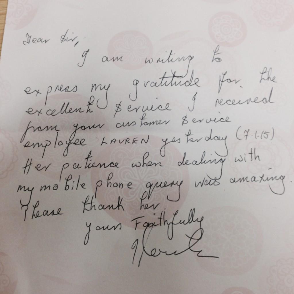 Excellent service comment received today for Lauren on the desk Well Done <a href="/AlicejonesL/">lauren-alicejones</a> <a href="/tescoflitwick/">Tesco Flitwick 2547</a> <a href="/markwinter1/">Mark Winter</a>