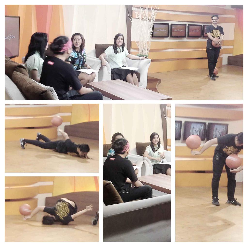 Habis cerita-2 ttg basket jalanan <a href="/031Ballers/">031Ballers Surabaya</a> di <a href="/100jatimJTV/">SatusPersenJatimJTV</a> tadi pagi, bareng sama faisal <a href="/Spineard7/">Mochammad Faizal</a>