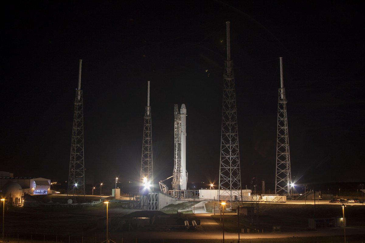 NASA's tweet photo. Live now: @SpaceX #ISScargo mission coverage. Launch at 4:47am ET.

Watch: http://t.co/uG9ElHKmaB http://t.co/NaA4Y6Xmek