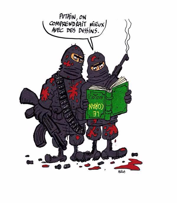 Il aurait fallu leur faire un dessin... Très bon celui-là. #JesuisCharlie