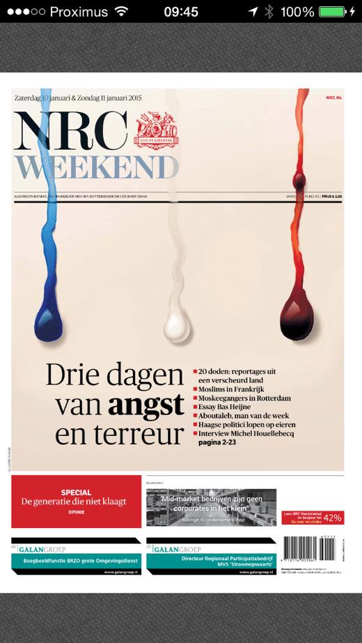 pvdmeersch's tweet photo. Cover NRC weekend http://t.co/QJYlnqoShD