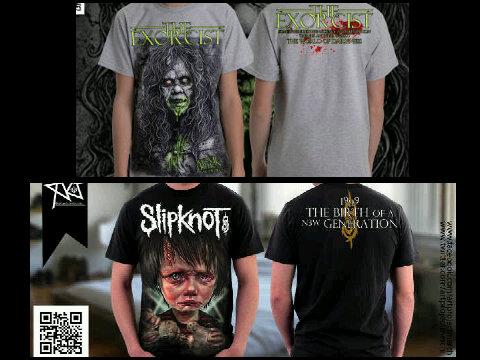 Destandayu04's tweet photo. T-shirt THE EXORCIST size M-L IDR: 135k &amp; SLIPKNOT size M-L IDR: 135k || more info: 30C6C342/ 089636053837 http://t.co/74ocGPZAnF